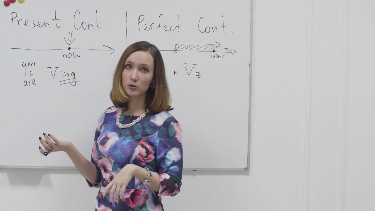 Difference between Present Continuous and Perfect Continuous.