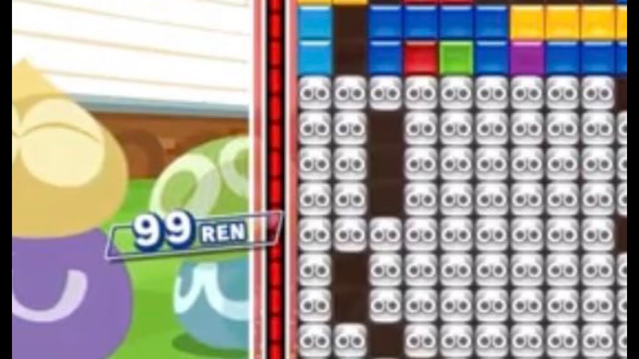 ぷよテトREN世界記録(バグ使用) 