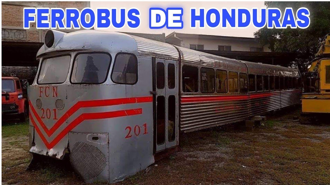Historia del Ferrobus Ferrocarril Nacional de Honduras viaje en tren Tela San Pedro sula Cortes HN