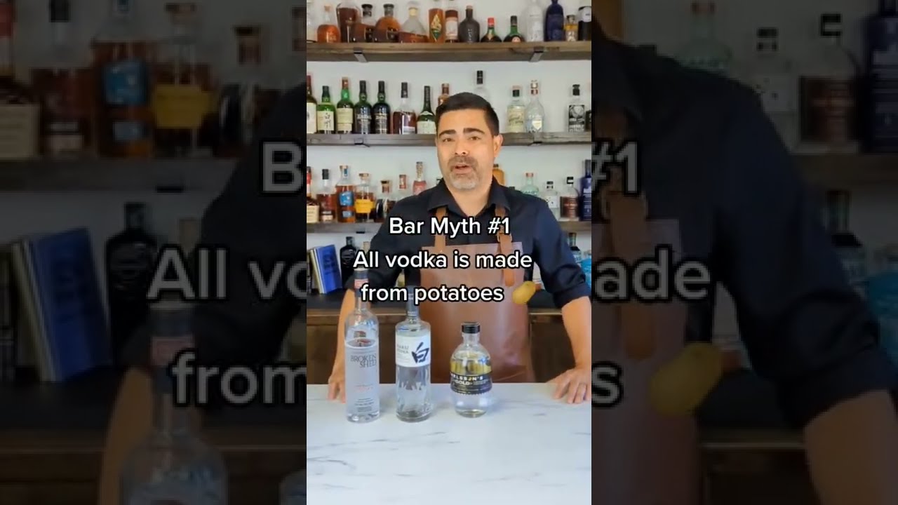 Bar Myth #1: Is ALL vodka made from potatoes?
