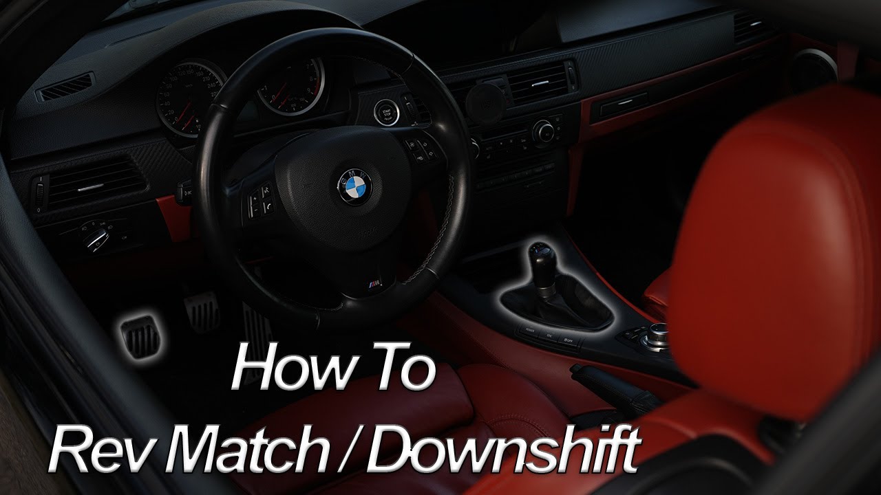 How to Rev Match / Downshift - Improve your Rev Matching (In BMW E92 M3)