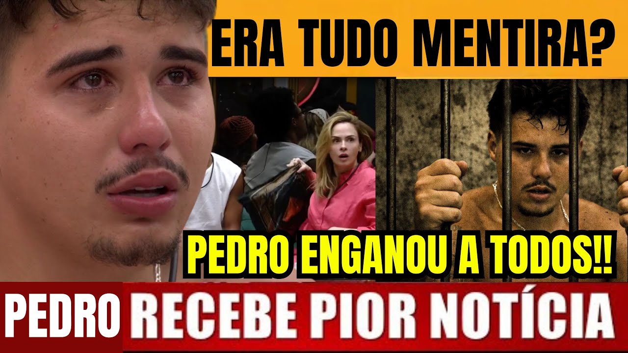 BBB 26: PEDRO PRESO? ERRO GRAVÍSSIMO VEM À TONA, MENTIRA VAZA E PRODUÇÃO É EXPOSTA AO VIVO!