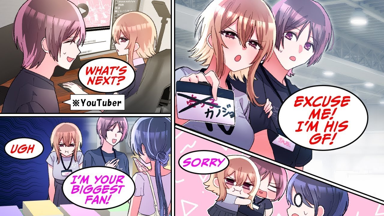 [Manga dub] My Youtube partner got jealous during a fan meet and greet for me [RomCom]
