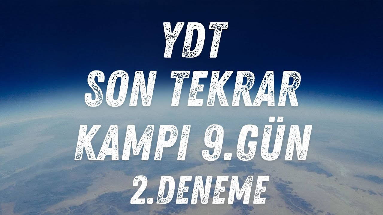 YDT | 2.MİNİ DENEME