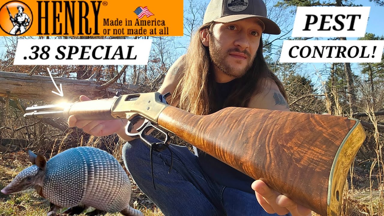Hunting Armadillos with a .38 special!!!