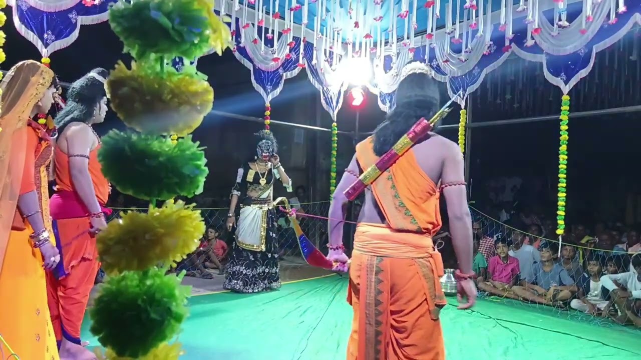ସୂର୍ପଣଖା ନାଶା କର୍ଣ୍ଣ ଛେଦନ। ଦେଉଳପଦର, ମଣ୍ଡଳ ରାମଲୀଲା।