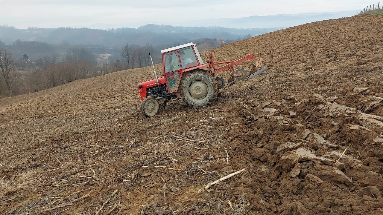 Dijagonalno oranje sa naoravanjem! Oranje u Jarebicama-februar 2022. PRVI DEO