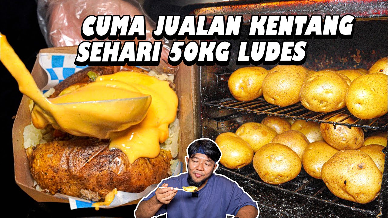 CUMA KENTANG PANGGANG JUALAN DI DALAM PASAR ORANG RELA ANTRI SAMPE 2 JAM !!