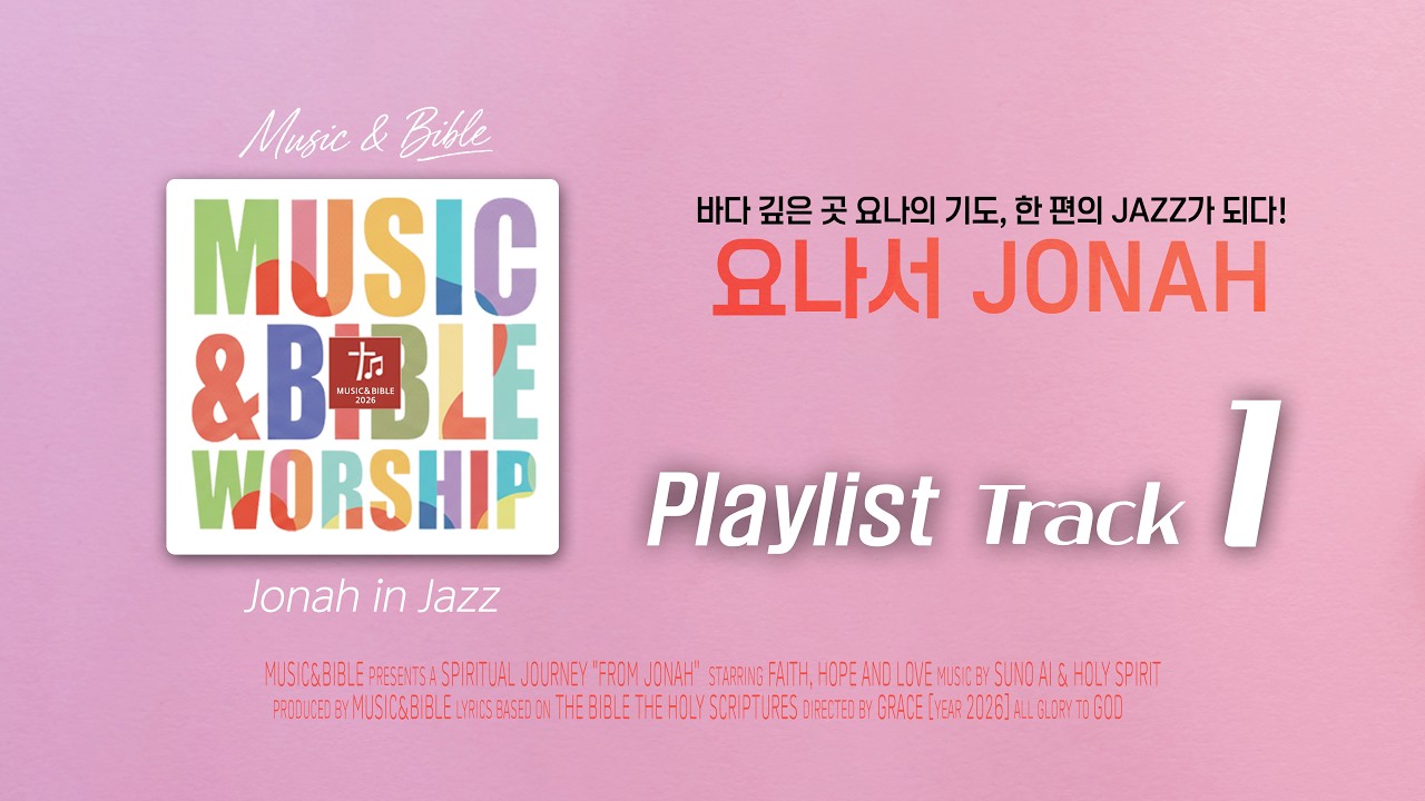 [요나서듣기] 요나서 1장 노래 🎧 편안한 보사노바 재즈 팝 CCM | 나일론 기타 선율과 맑은 보컬