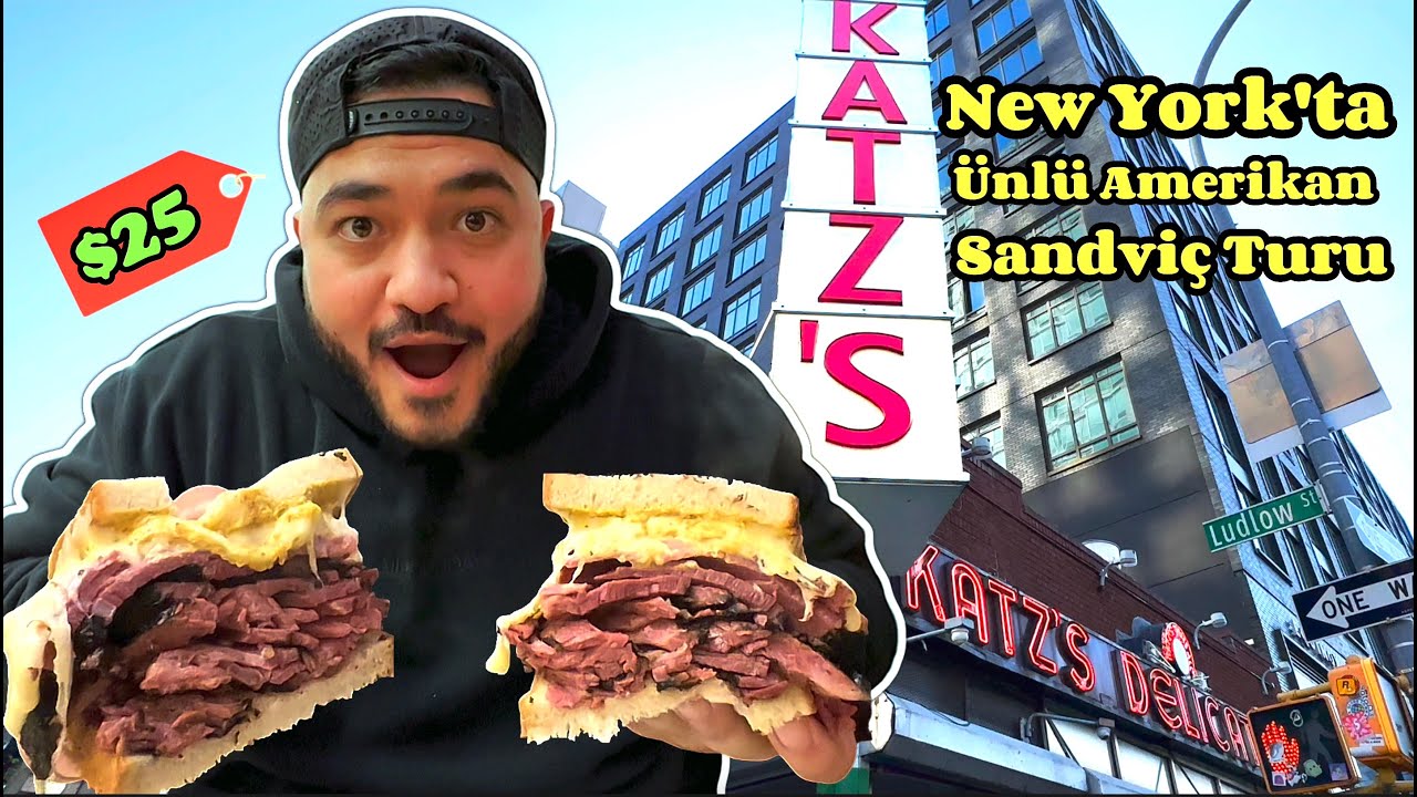 New York'un Ünlü Amerikan Sandviçi Turu | Katz's Deli ve Rakipleri