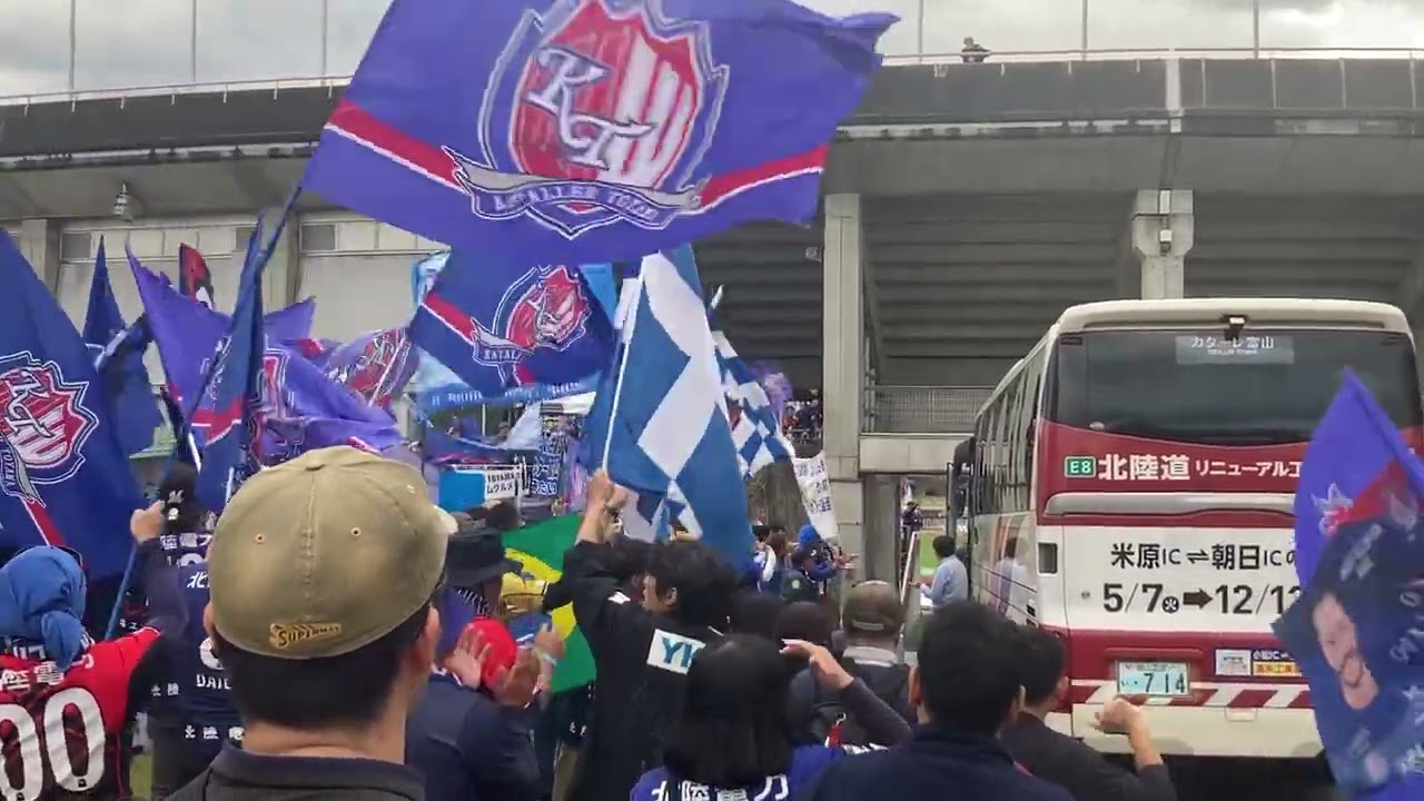 カターレ富山バス待ち
