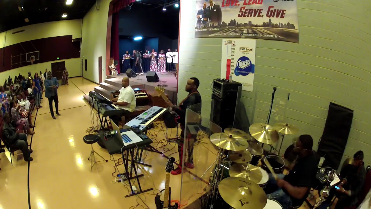 Mike Bereal playing bass
