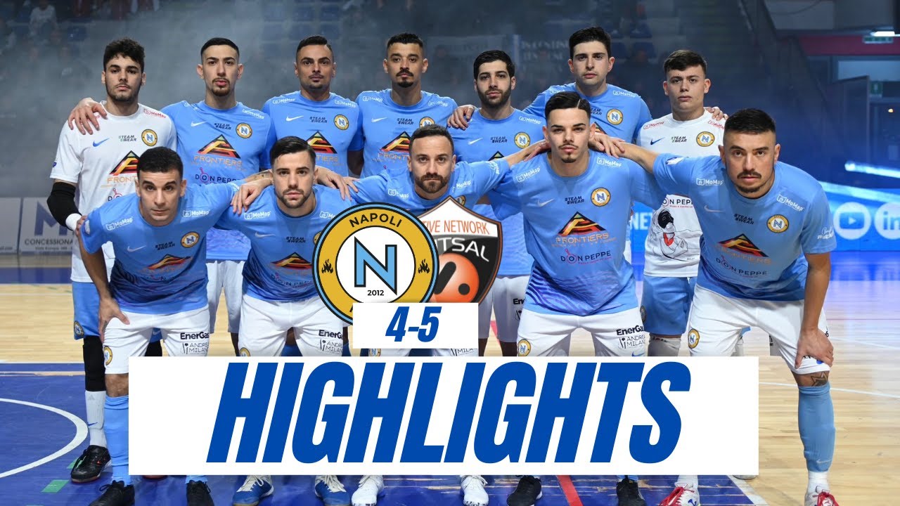SERIE A FUTSAL, HIGHLIGHTS NAPOLI FUTSAL-ACTIVE NETWORK: NON BASTA LA RIMONTA PER GLI AZZURRI!