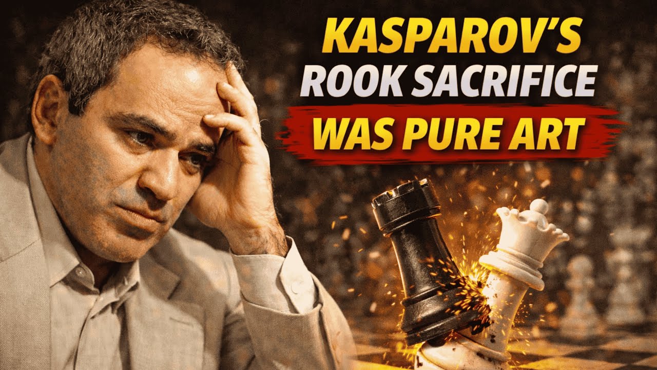 Kasparov's INSANE Rook Sacrifice and Pawn Race & Queen Promotion Massacre! Epic 1975
