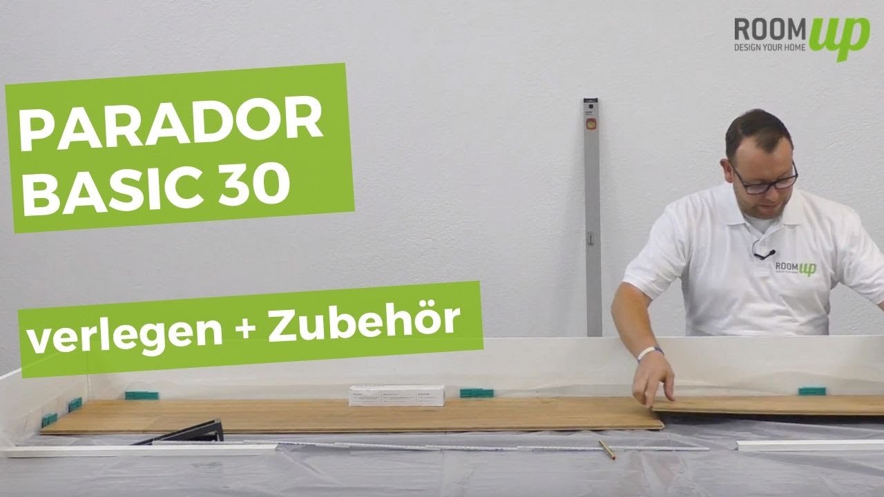 PARADOR Basic 30 verlegen + Zubehör | Room up