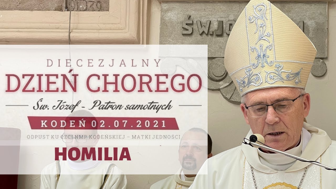Biskup Kazimierz Gurda - homilia - Diecezjalny Dzień Chorego - Kodeń 2021