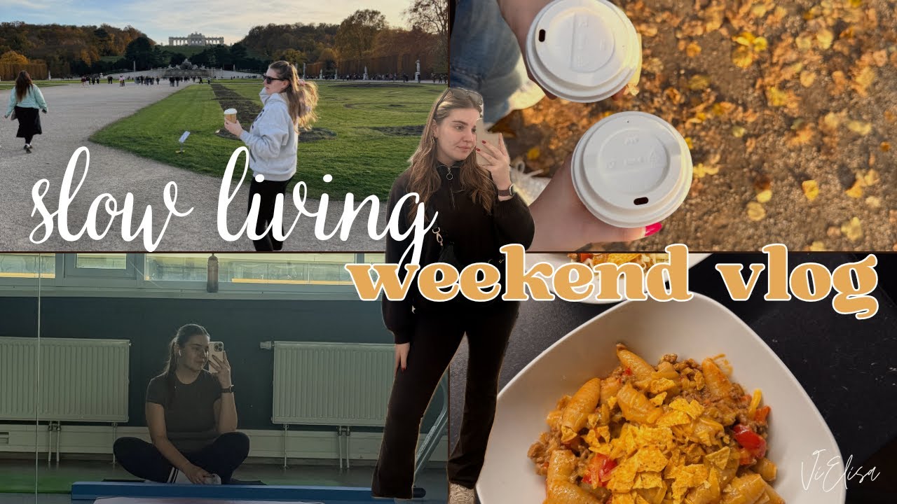 slow living weekend vlog: Spaziergänge in Wien, cozy food & family time 🍁🥘