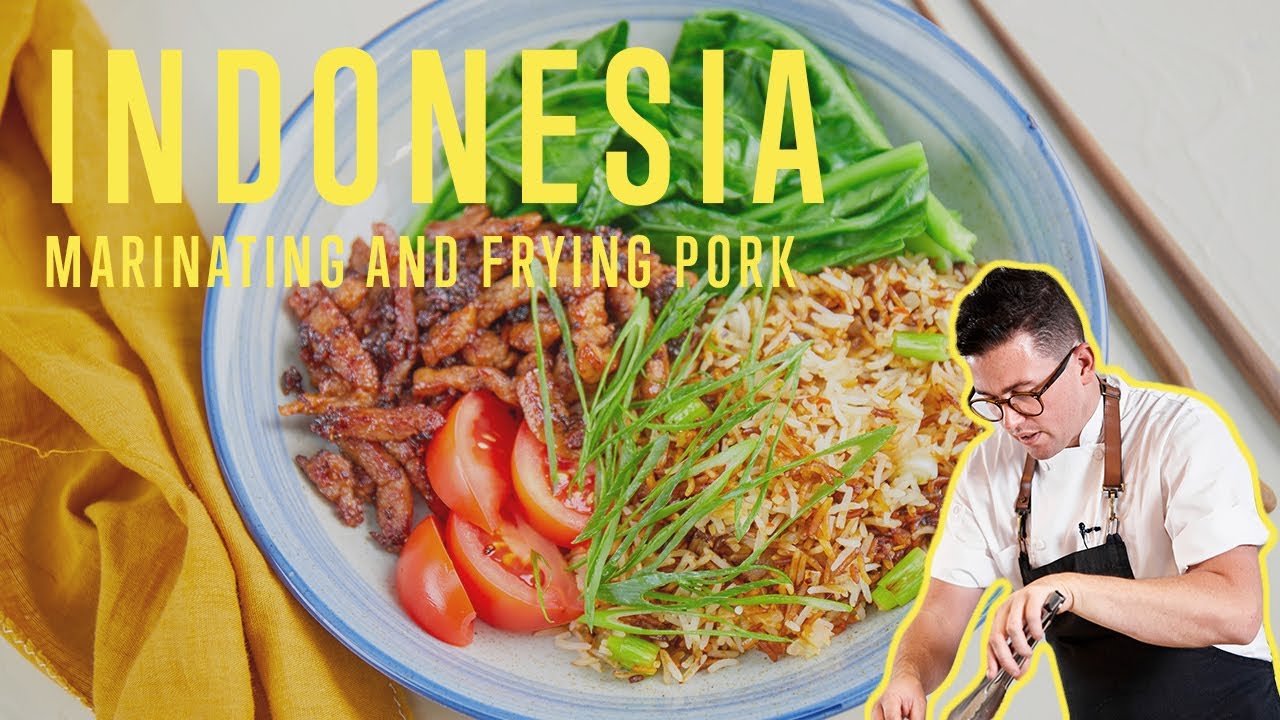 Make your OWN MARINADE: Chilli and galangal pork from Indonesia with PRO chef Charlie Carrington