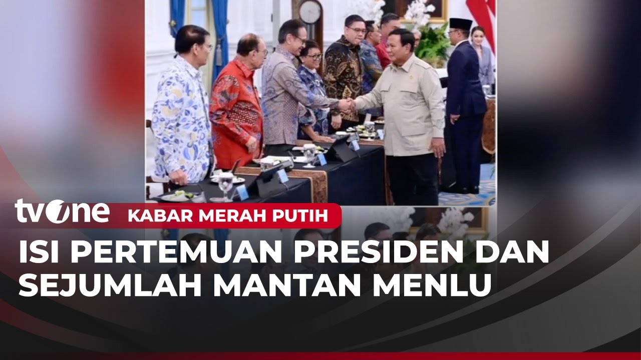 Presiden Prabowo Diskusi Board of Peace dengan Mantan Menlu Wamenlu | Kabar Merah Putih