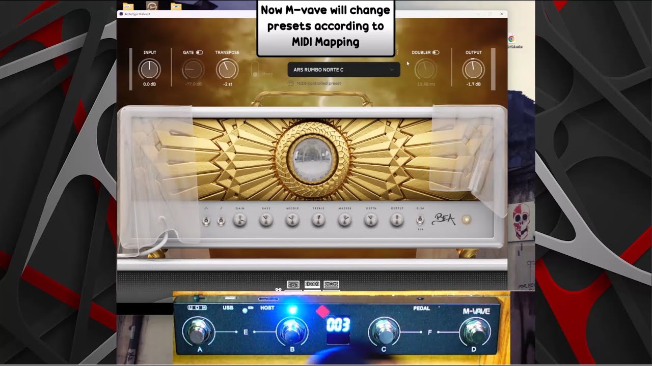 M-Vave Chocolate Plus + @NeuralDSP Archetypes - Bluetooth Midi Connection - No adapters‪