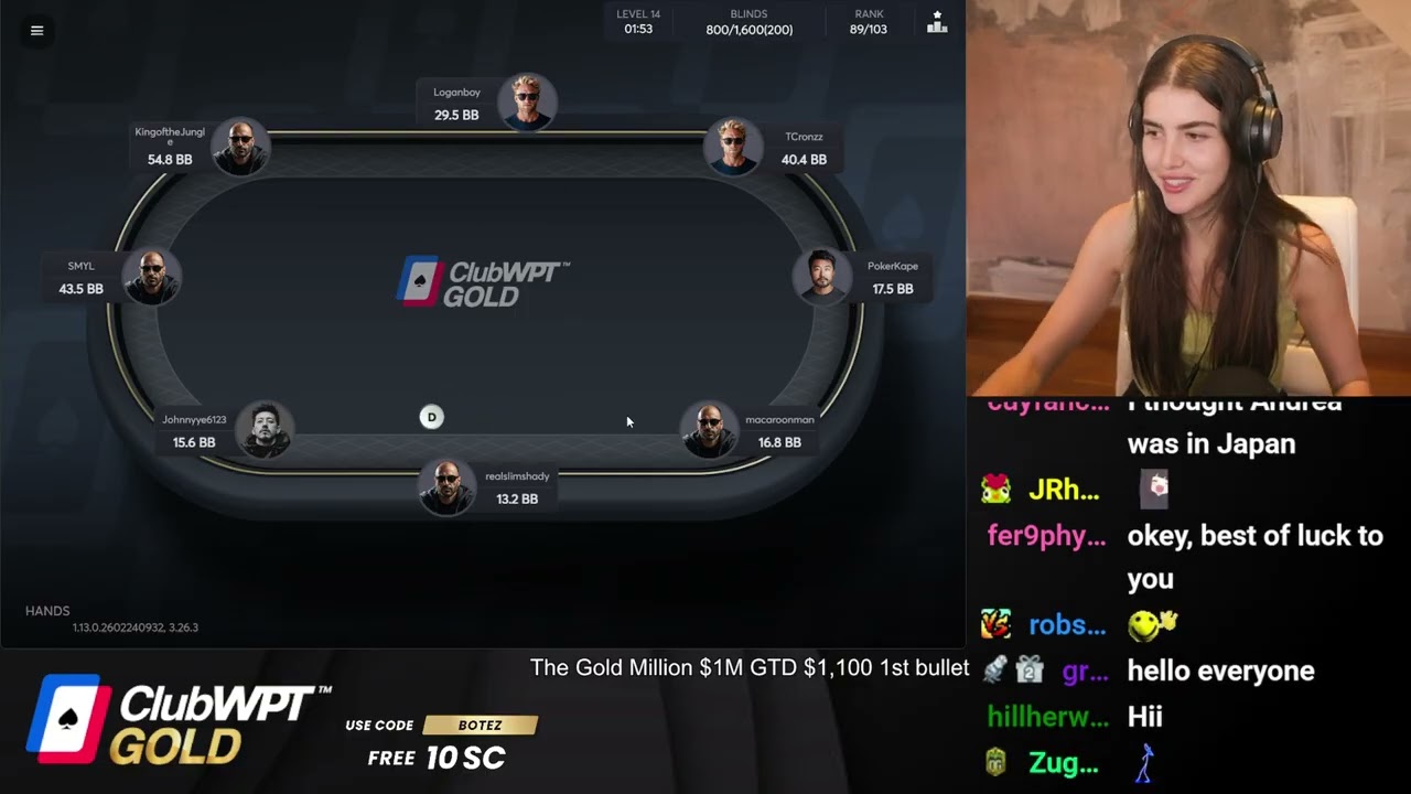 BotezLive 03/15/26 Stream VOD - $1M POKER TOURNAMENT