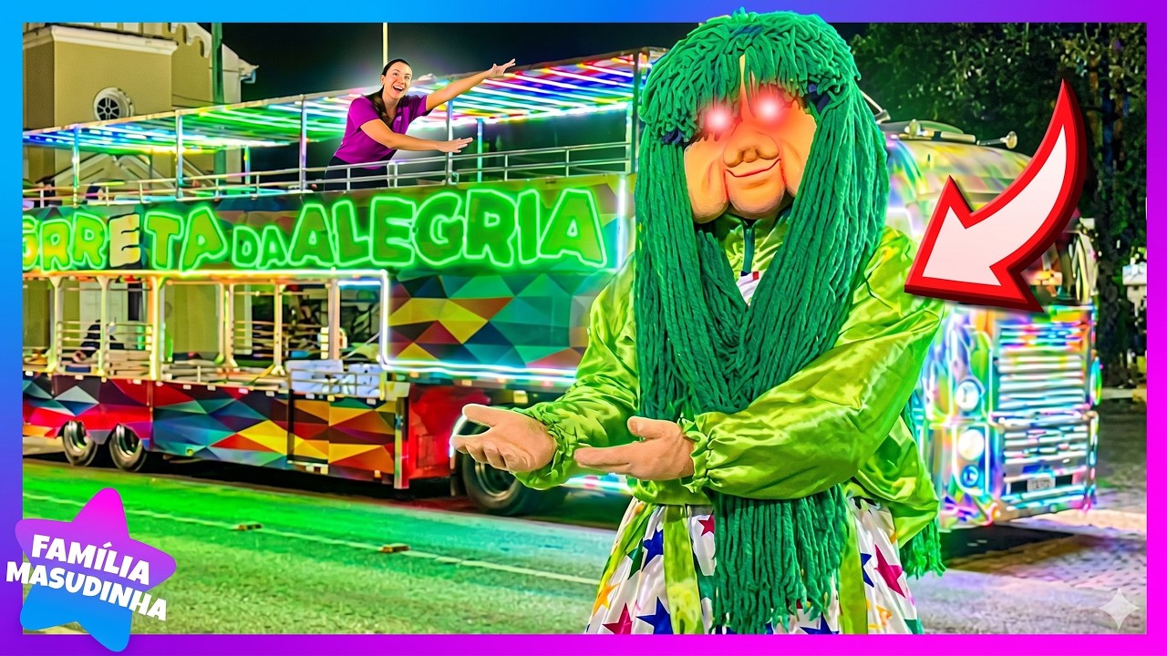 FOFÃO MALVADÃO TENTOU PEGAR A DORA QUANDO FOMOS NA CARRETA DA ALEGRIA ★ FAMÍLIA MASUDINHA ★