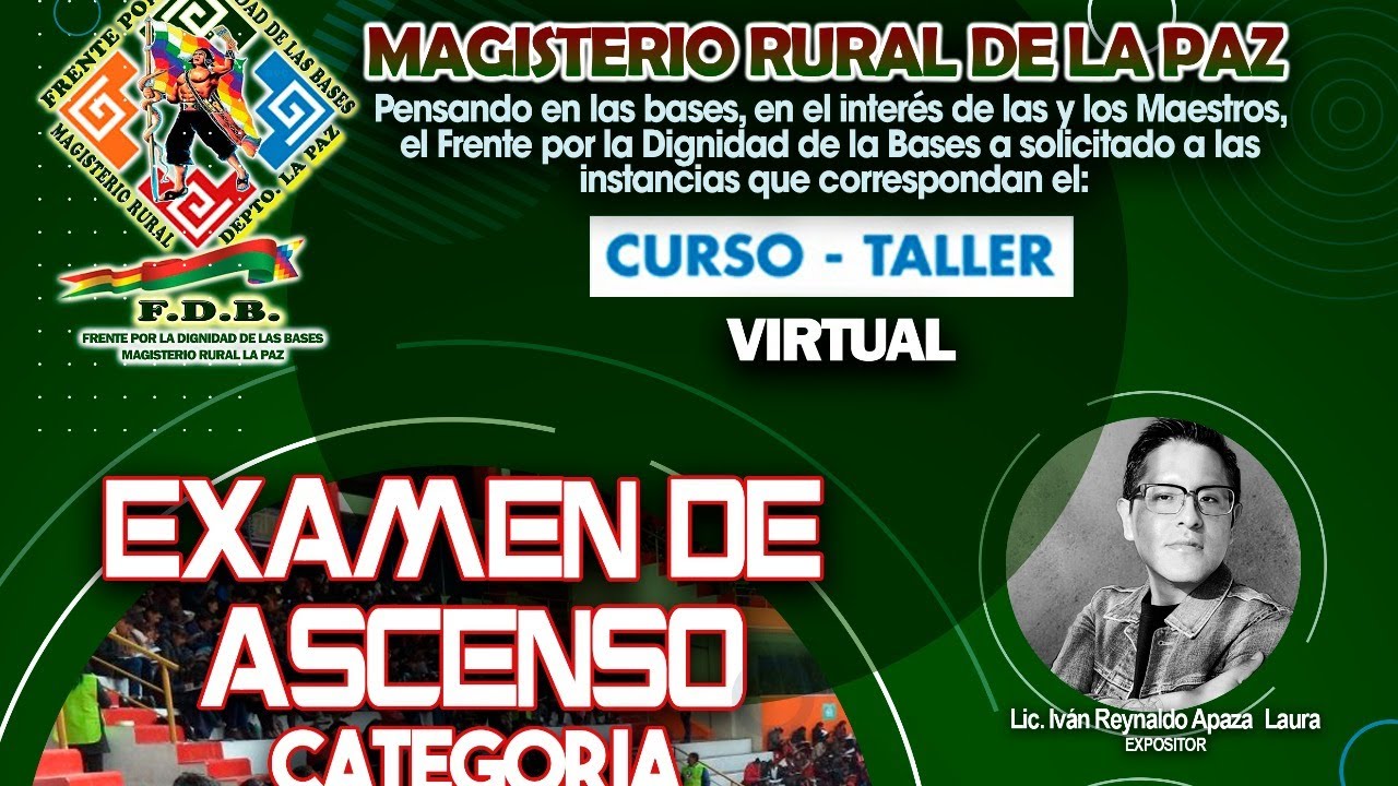 CURSO VIRTUAL EXAMEN DE ASCENSO 2024