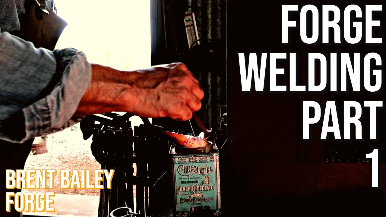 Blacksmithing- Forge Welding with Brent Bailey Part 1- Forging at the Anvil- Basics of Forge Welding