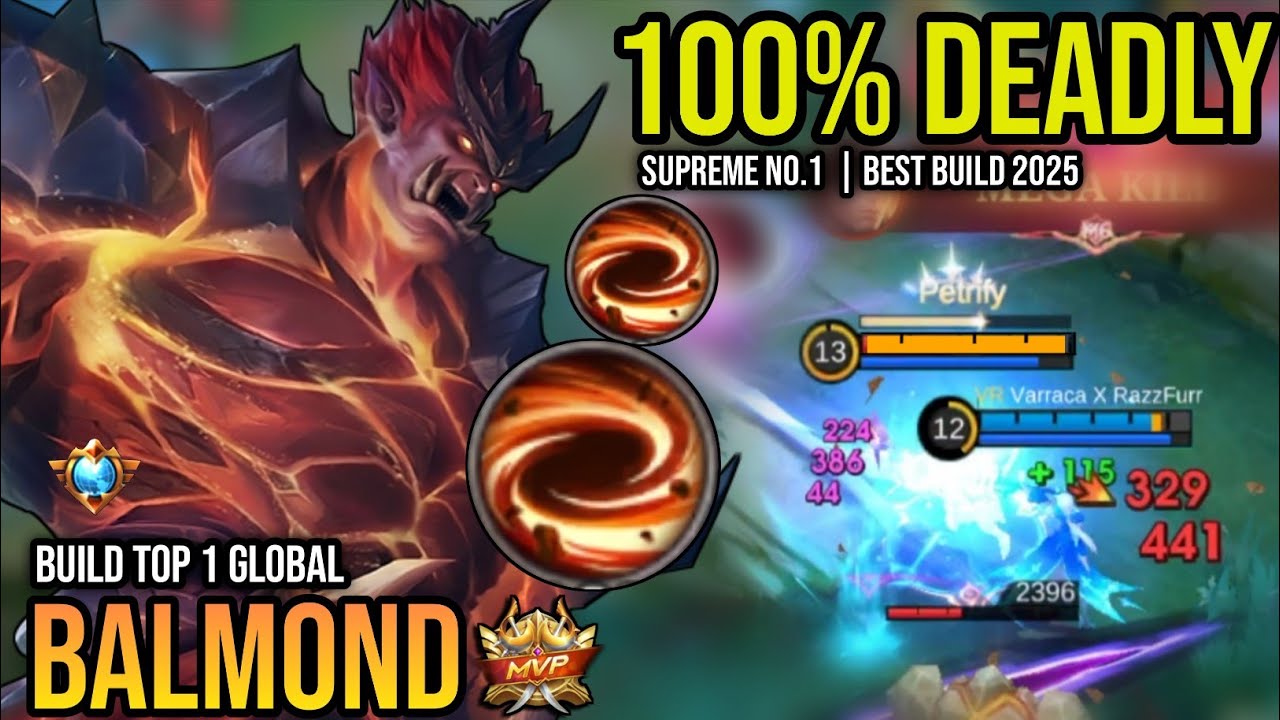 BALMOND BEST BUILD 2025 | BUILD TOP 1 GLOBAL BALMOND GAMEPLAY | MOBILE LEGENDS