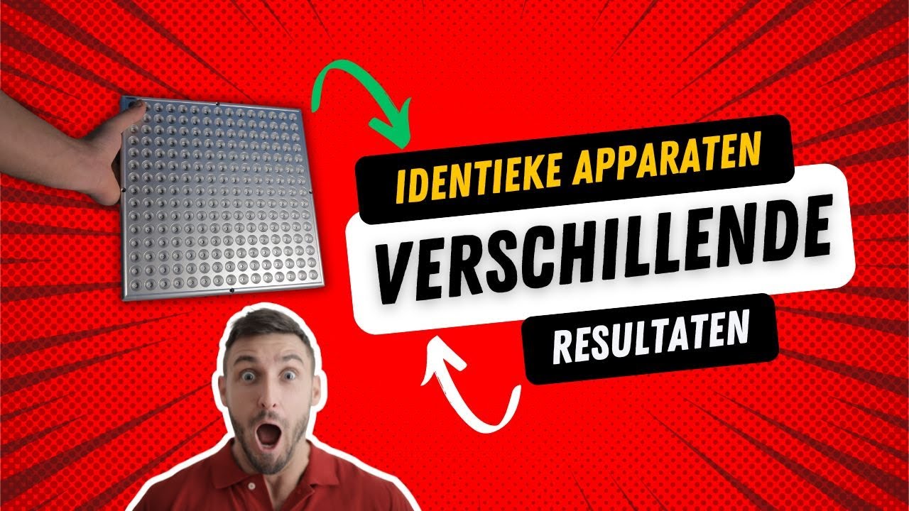 Rood lichttherapie: Identieke Apparaten, Verschillende Resultaten - Veiligheid & Effectiviteit Test