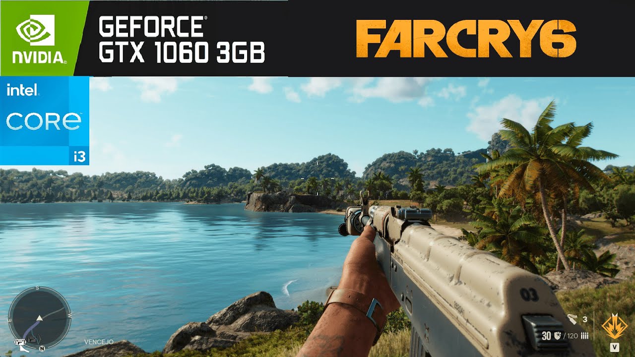 Far Cry 6 (2021) on GTX 1060 3GB || 1080P Ultra + FSR
