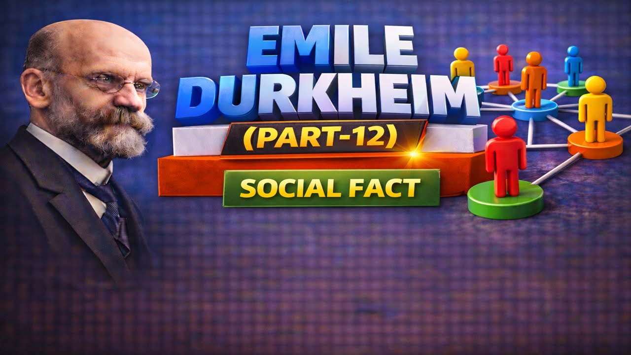 37-Emile Durkheim (Part-12)- Social Fact