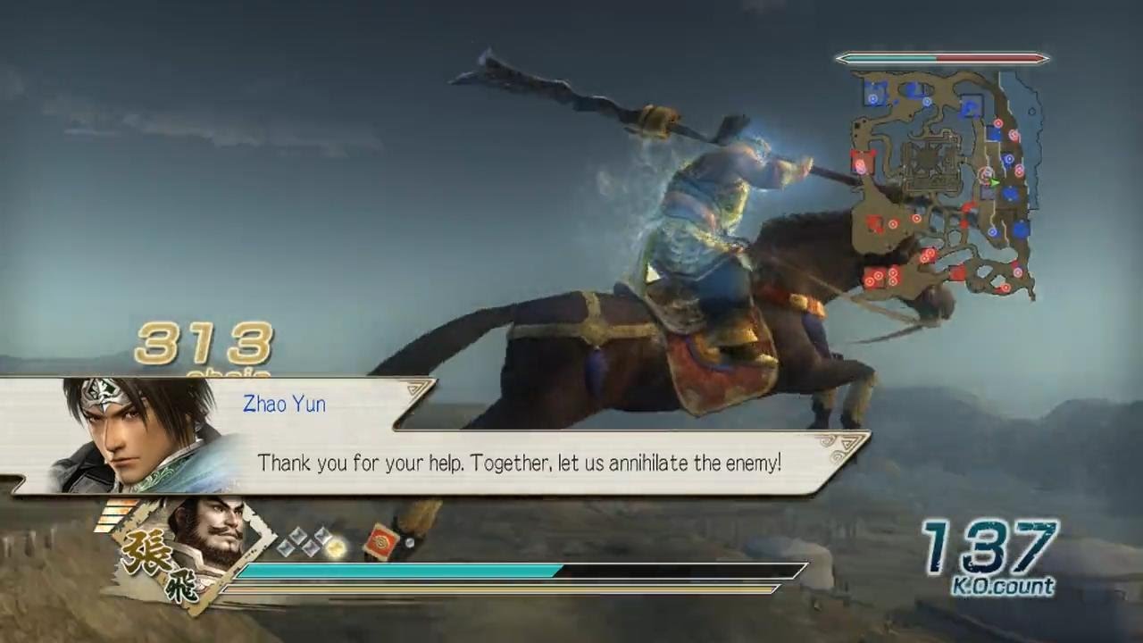 Dynasty Warriors 6 - Zhang Fei Musou Mode - Chaos Difficulty - Battle of Yi Ling