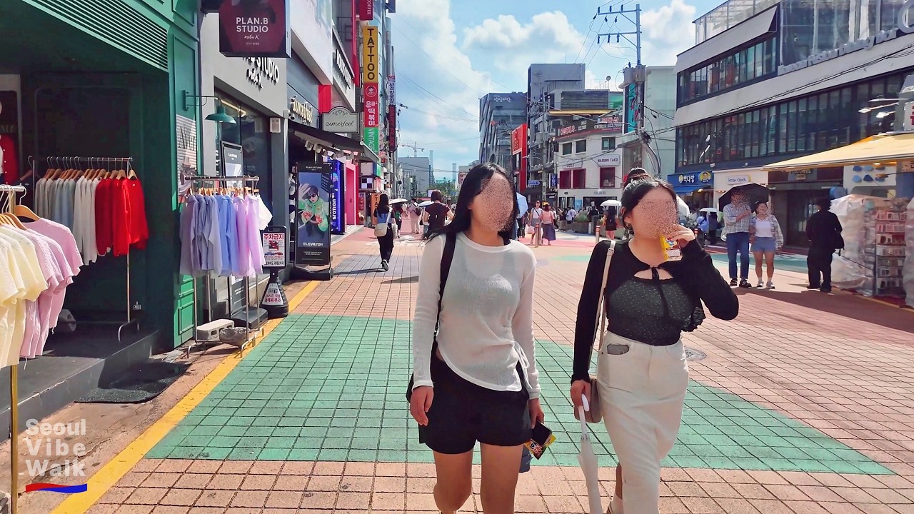 This is Hongdae Street 홍대, 걷고싶은거리 | Seoul’s Youthful Energy (4K HDR)