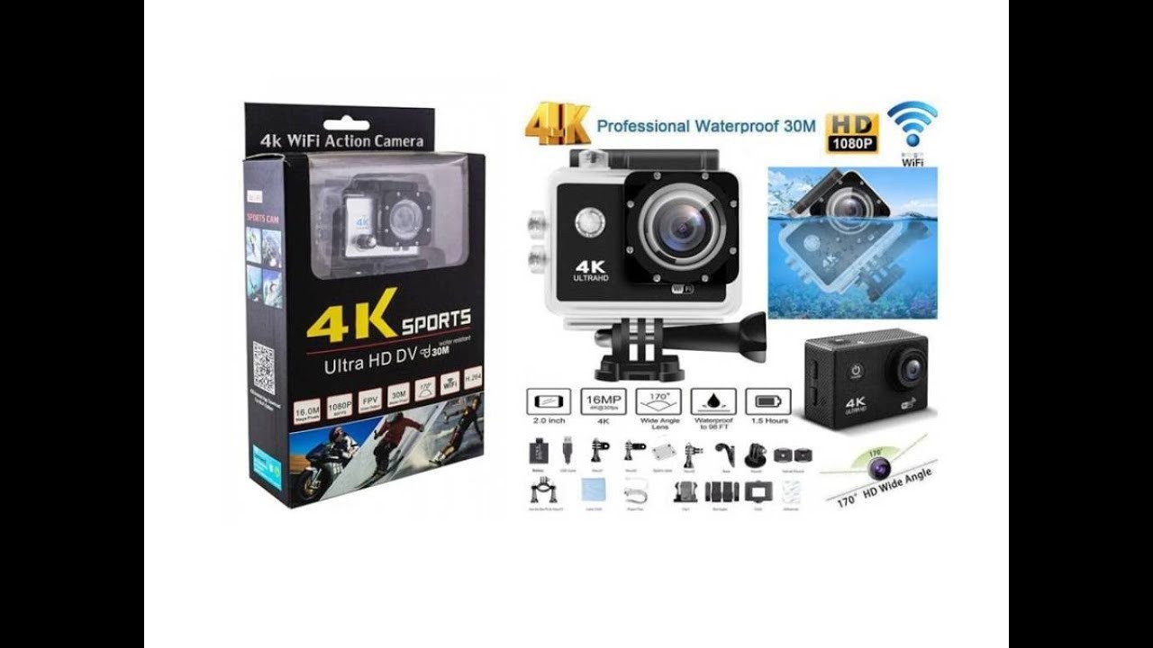 4K Sports Ultra HD DV Camera With Wifi I Unboxing and Footage Review I 4K Video Test I