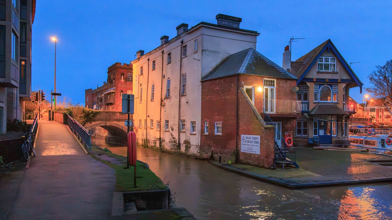 Early Morning Walk on Quiet Thames Path | Oxford, England 4K