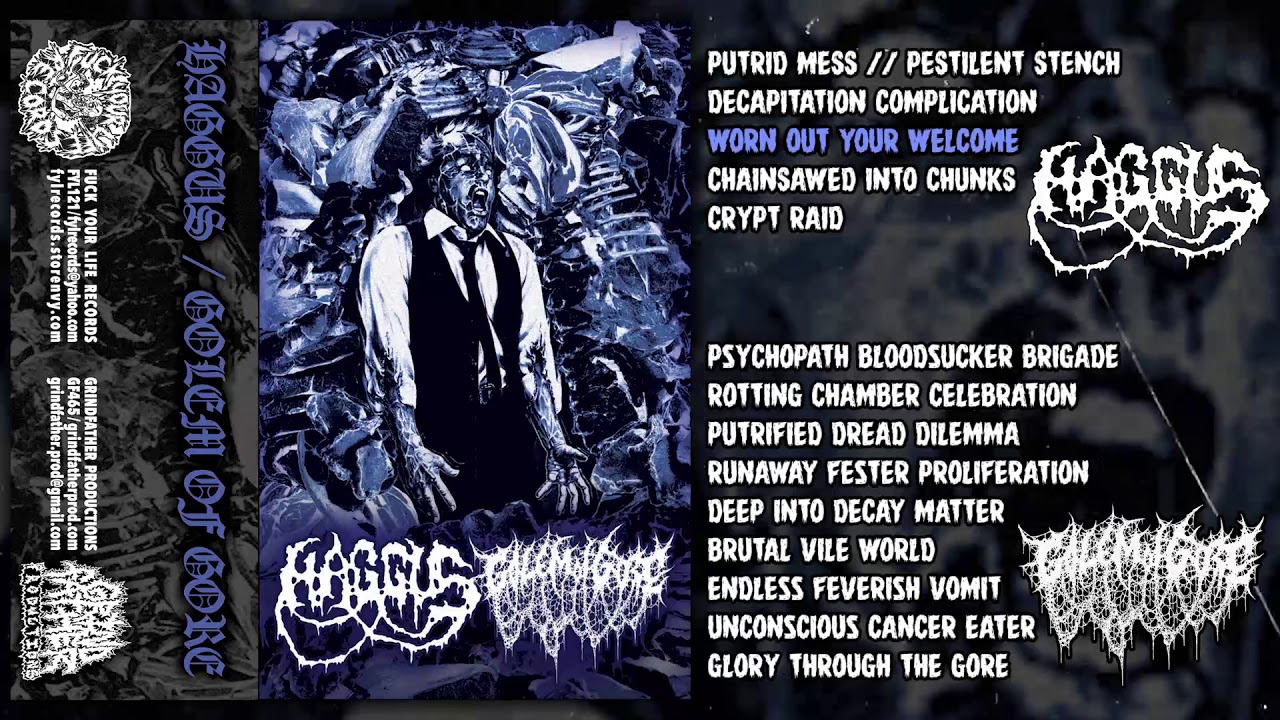 Haggus / Golem of Gore - split MC FULL ALBUM (2020 - Mincecore / Goregrind)
