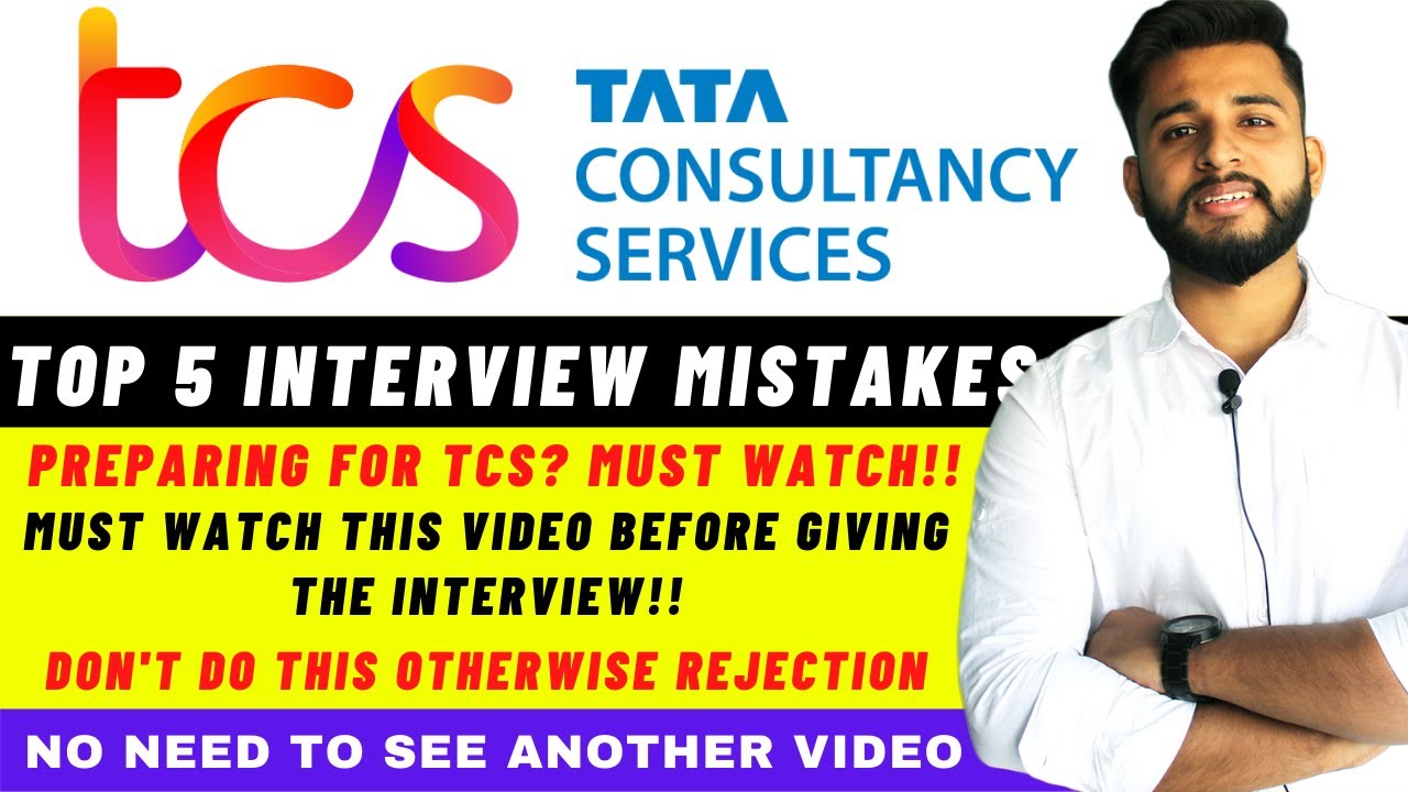 🙏🙏TCS INTERVIEW AVOID TOP 5 MISTAKES | TCS VIRTUAL INTERVIEW 5 MISTAKES | TCS OFF CAMPUS HIRING 2021