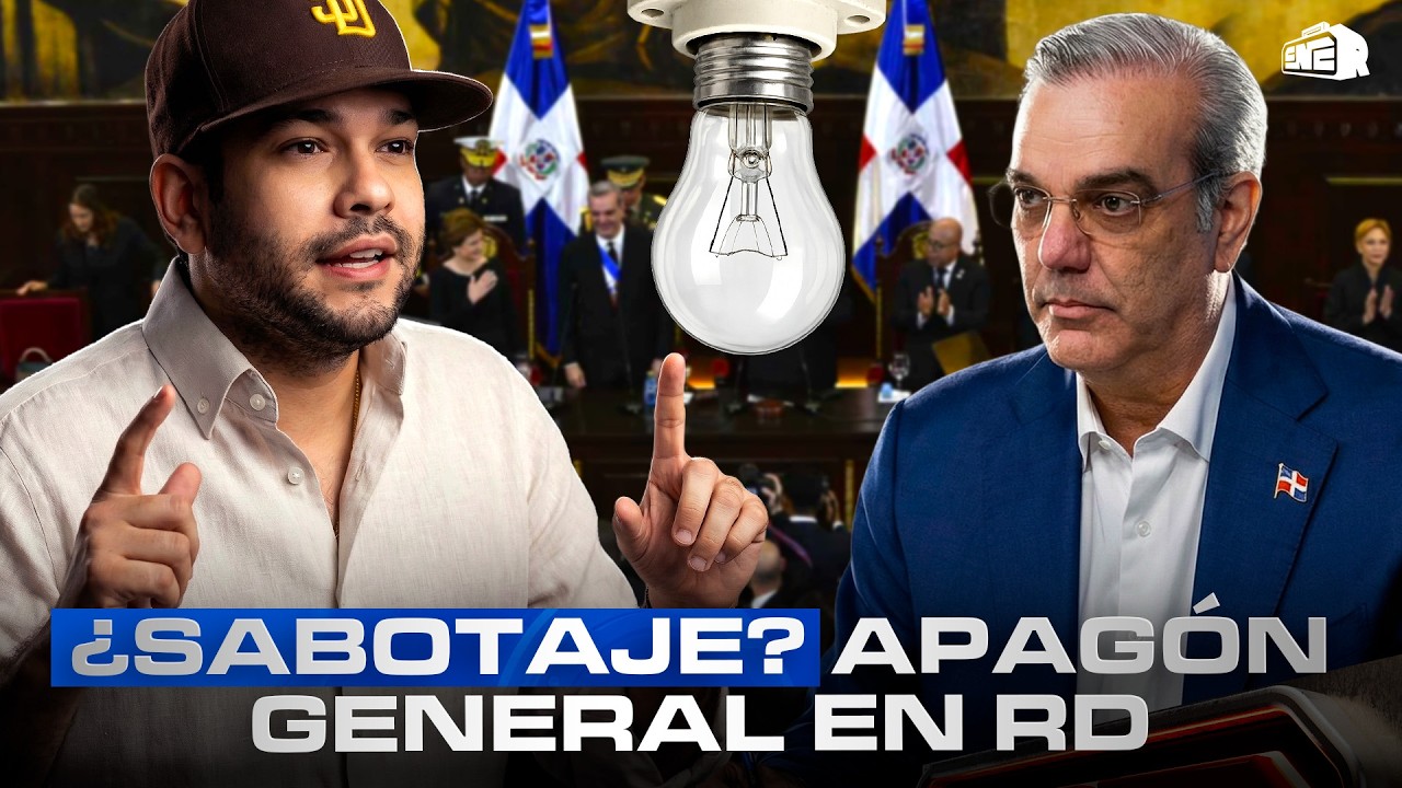 ¿SABOTAJE? APAGÓN GENERAL EN RD A SOLO DÍAS DE LA RENDICIÓN DE CUENTAS DE ABINADER