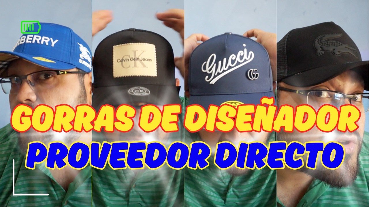 GORRAS DE DISEÑADOR PROVEEDOR DIRECTO | ¿ANTES DE COMPRAR VE ESTE VIDEO? ¿VALEN LA PENA?