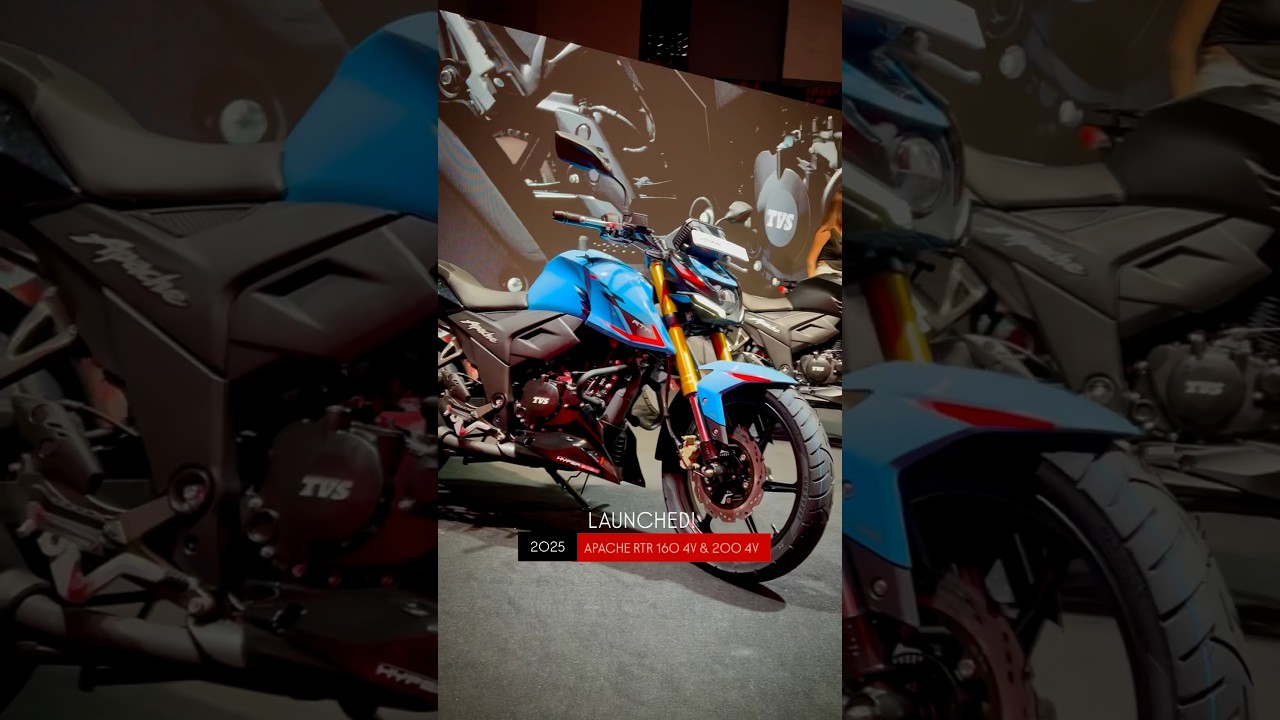 2025 TVS Apache RTR 160 4V and TVS Apache RTR 200 4V launched I BikeWale