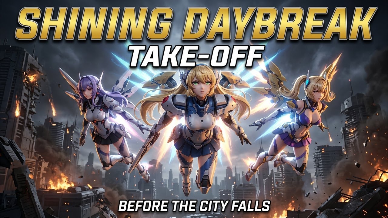 Shining Daybreak – Before the City Falls – Armored Maiden Gundiana take off