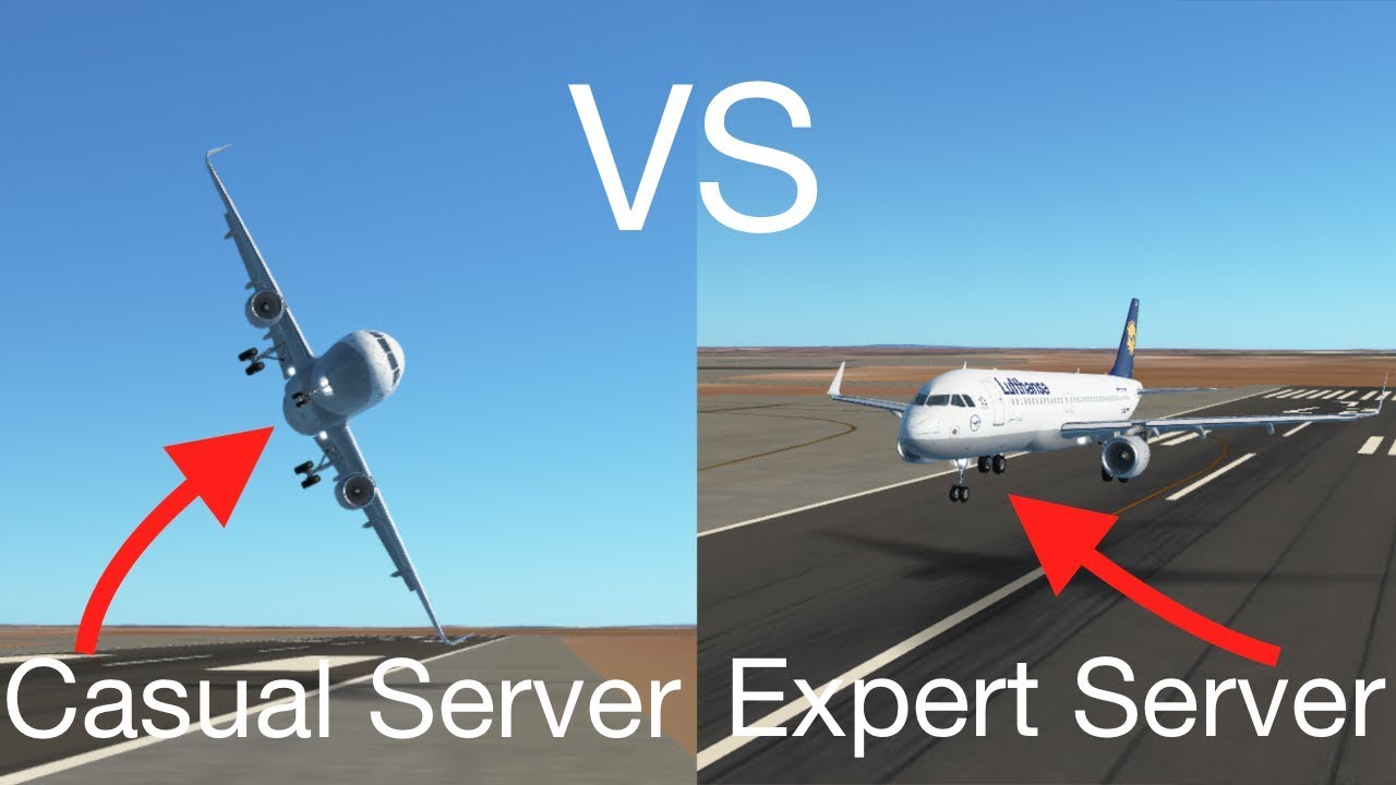 Casual Server VS Expert Server - Infinite Flight
