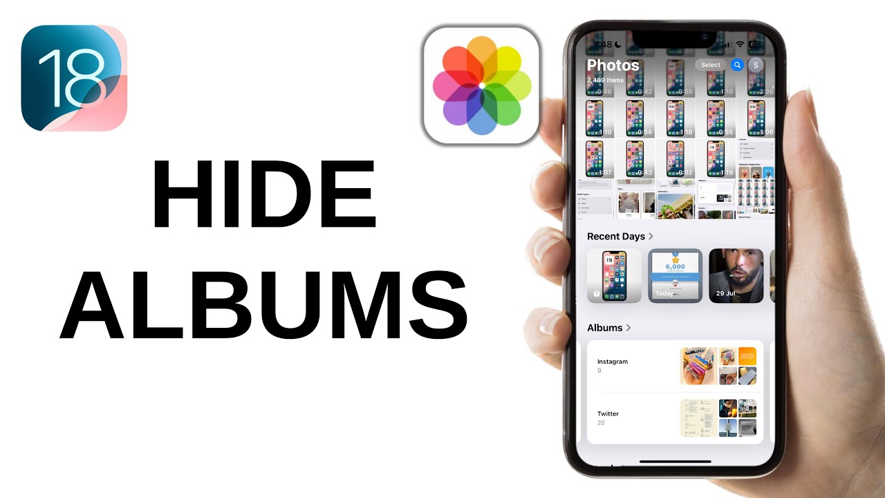 Как скрыть альбомы в приложении &laquo;Фото&raquo; на iPhone &mdash; iOS 18