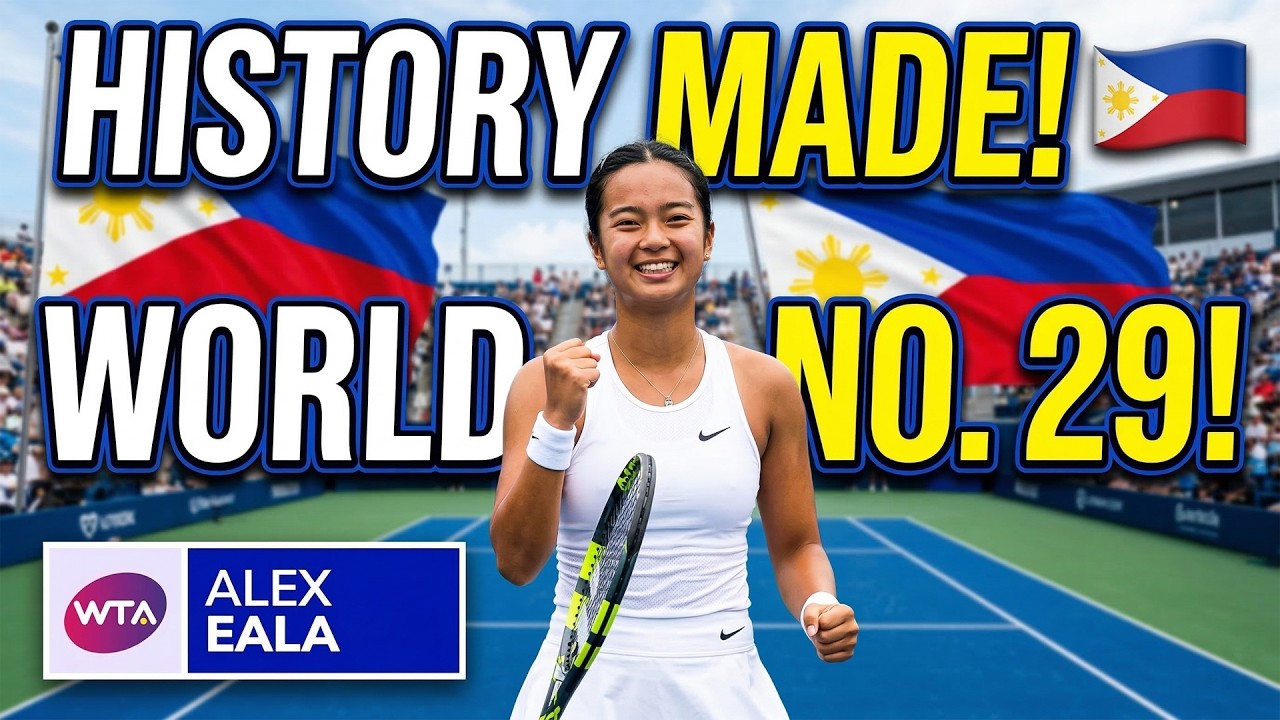 Alex Eala: The Pride of the Philippines | World No. 29 Career Breakdown.
