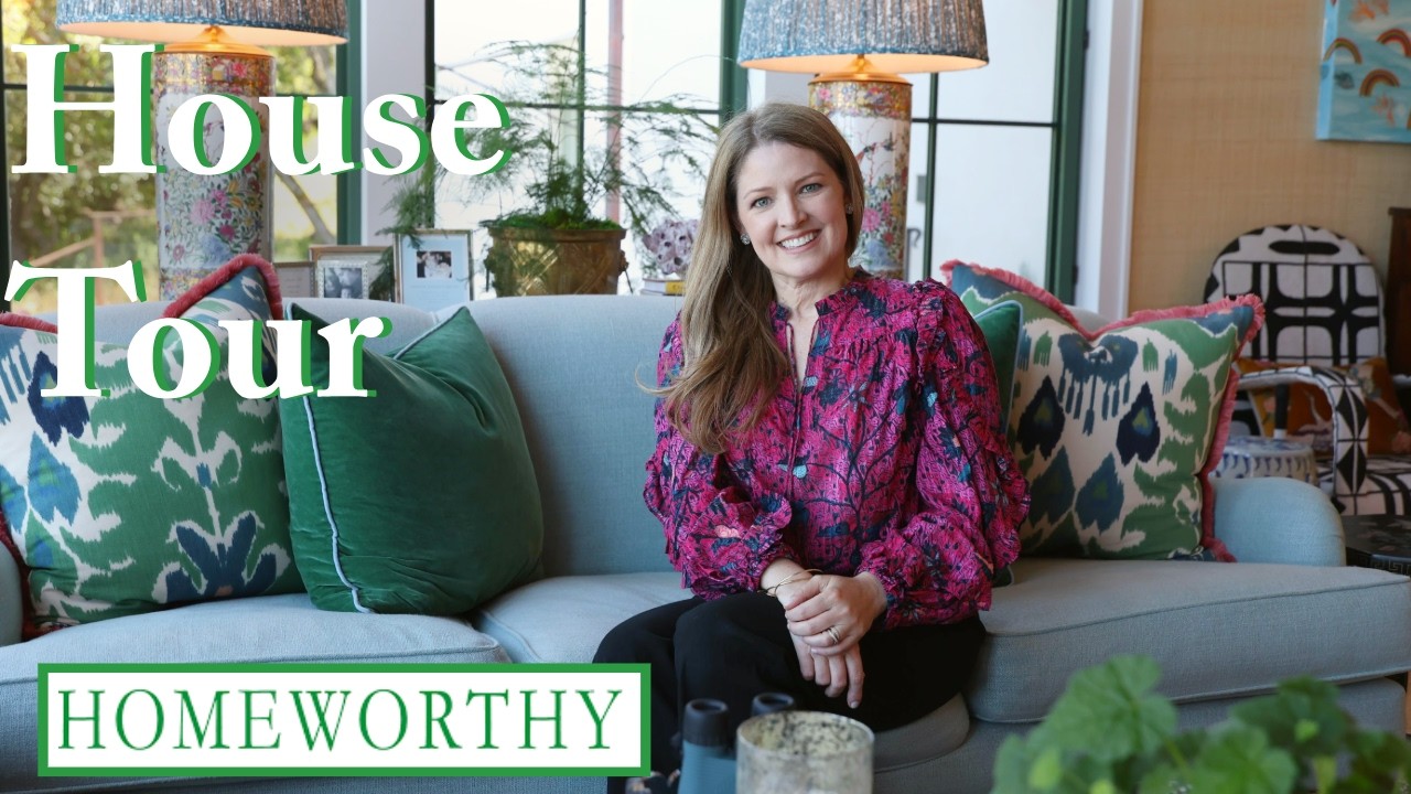 HOUSE TOUR | A Patterned-Filled California Home with a Gorgeous View
