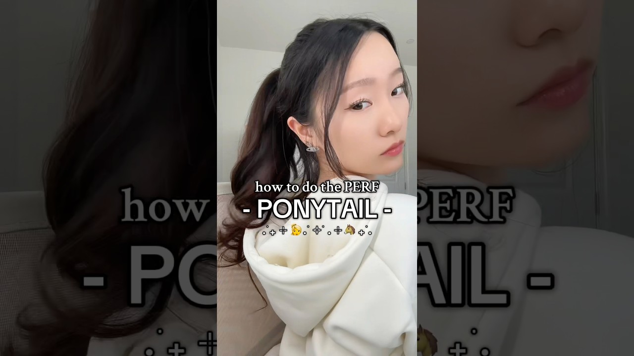 IM BACK!! I WAS IN CHINA BUT HERE&rsquo;S HOW TO DO THE PERF PONYTAIL!! 👱&zwj;♀️🎀#hairstyle #hairtutorial