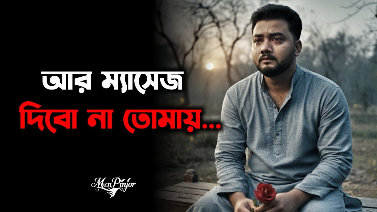 আর ম্যাসেজ দিবো না তোমায় - Sad Heart Touching Video Bengali - Emotional Story Bangla - Mon Pinjor