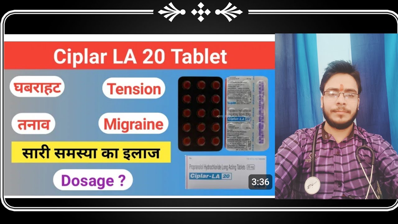 ciplar LA 20 mg tablet use/dose/sides effects ###