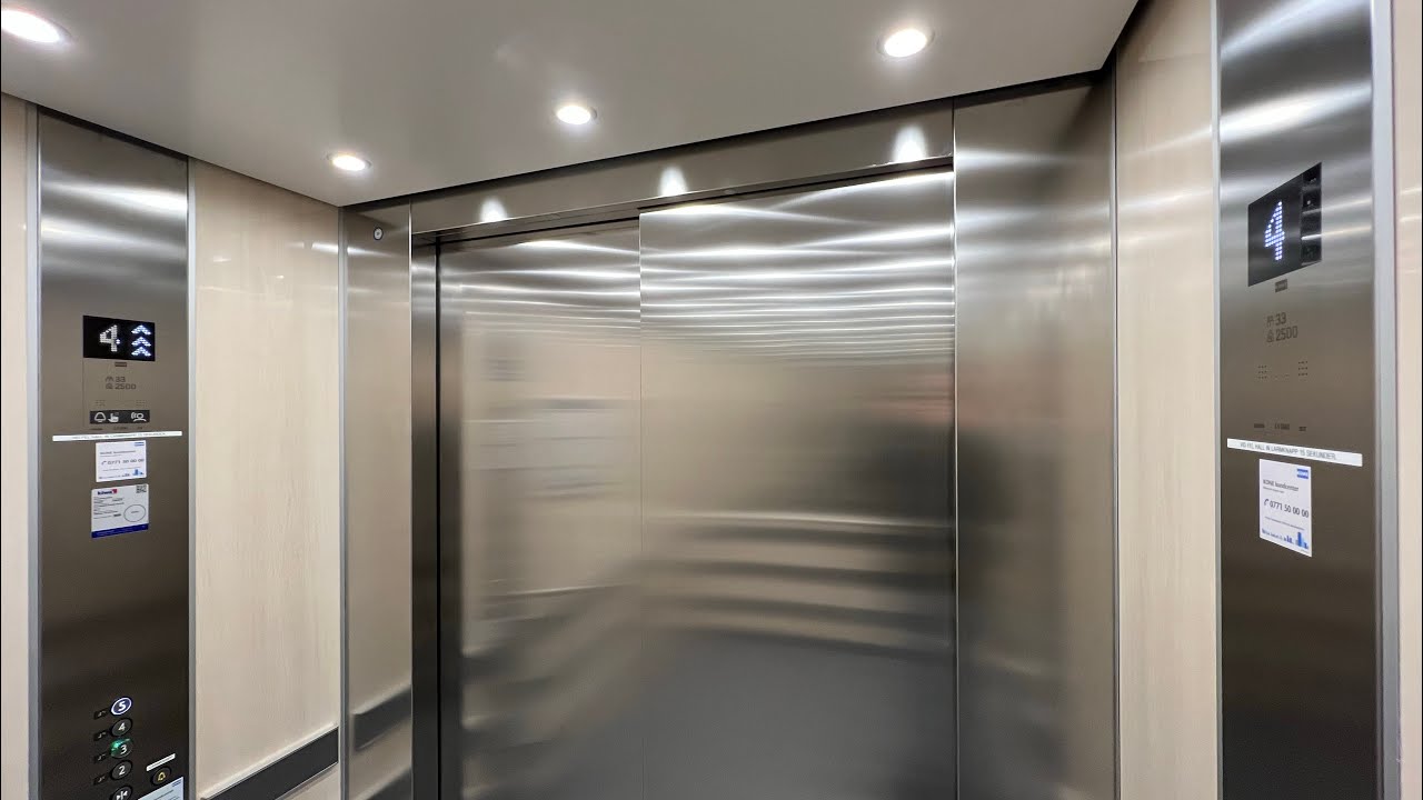 2020 KONE MonoSpace MRL Traction Elevators @ Söderhamn Hospital, Söderhamn, Sweden.